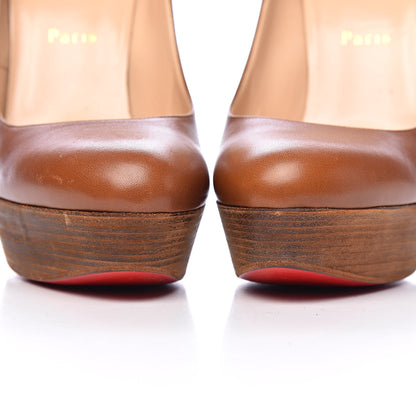 Christian Louboutin Calfskin Bibi 140 Pumps 41 Brown 15 of 17