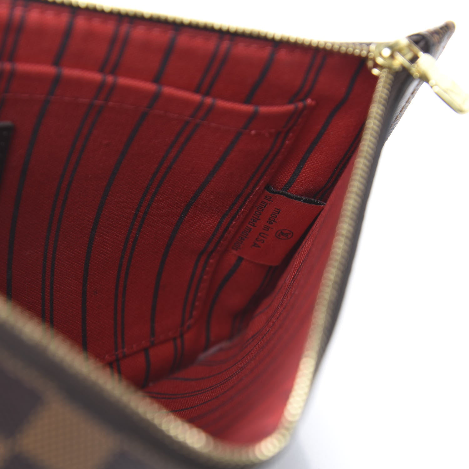 Louis Vuitton Damier Ebene Neverfull MM GM Pochette 7 of 9