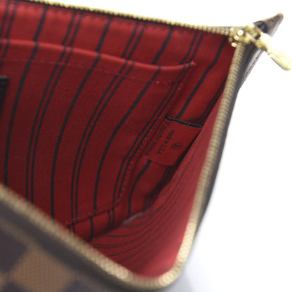 Louis Vuitton Damier Ebene Neverfull MM GM Pochette 7 of 9