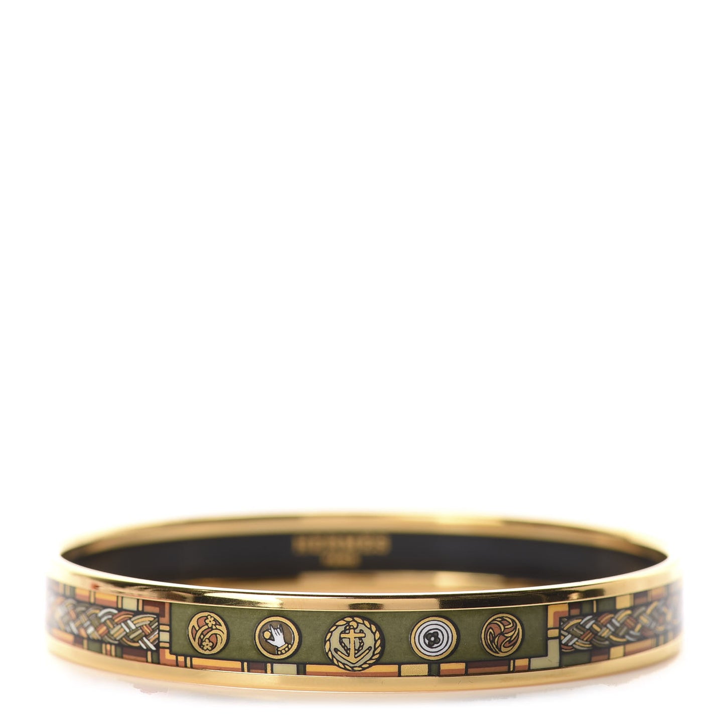 Enamel Printed Narrow Bracelet 70