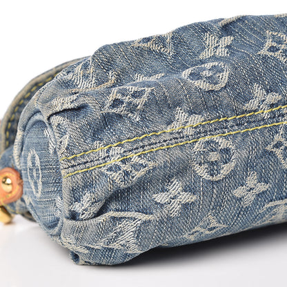 Louis Vuitton Monogram Denim Mini Pleaty Blue 12 of 13