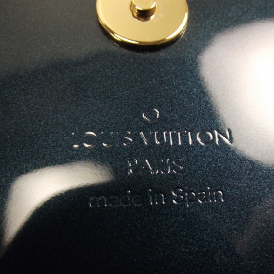 Patent Sobe Clutch Blue Nuit