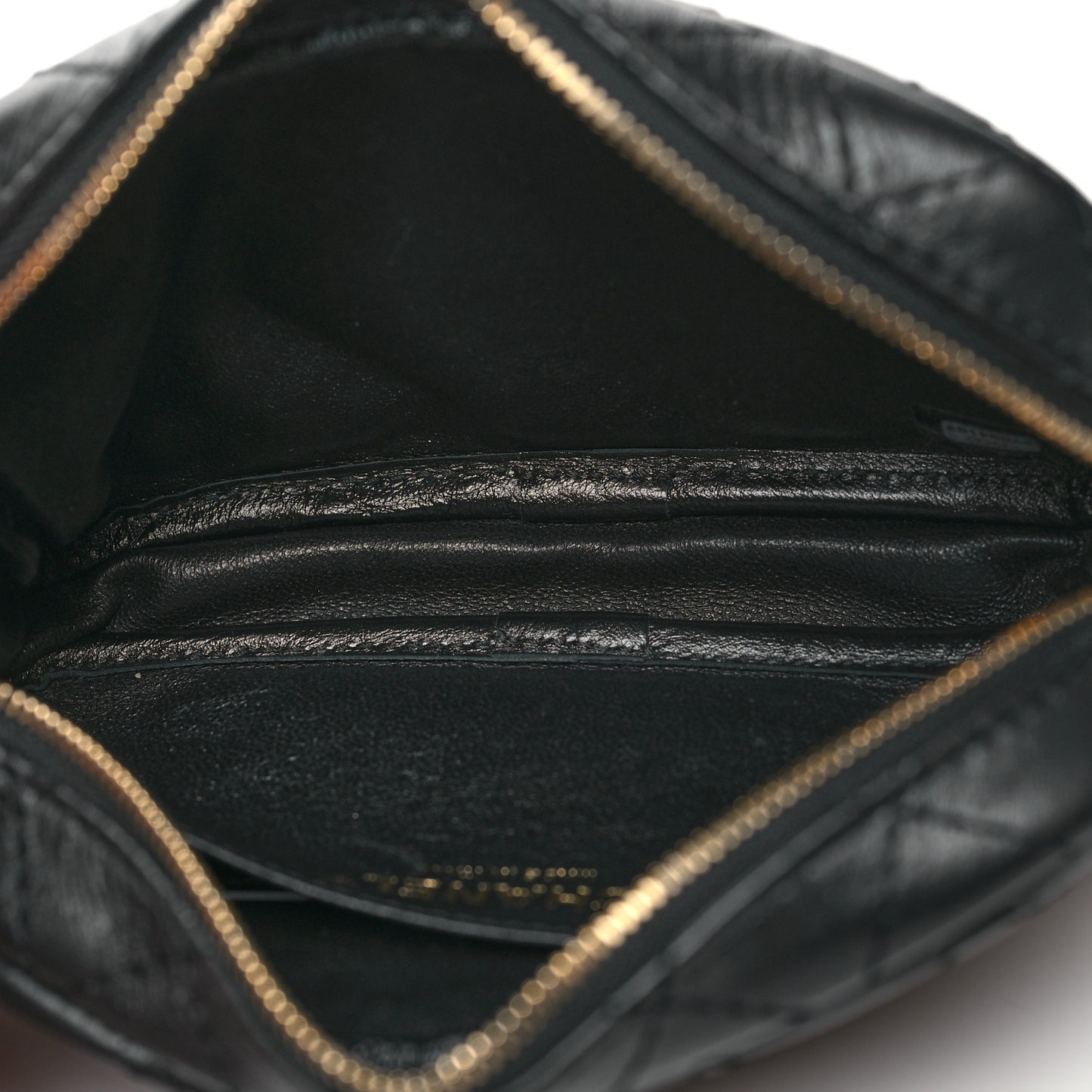 Aged Calfskin Quilted Mini Reissue Camera Case Black