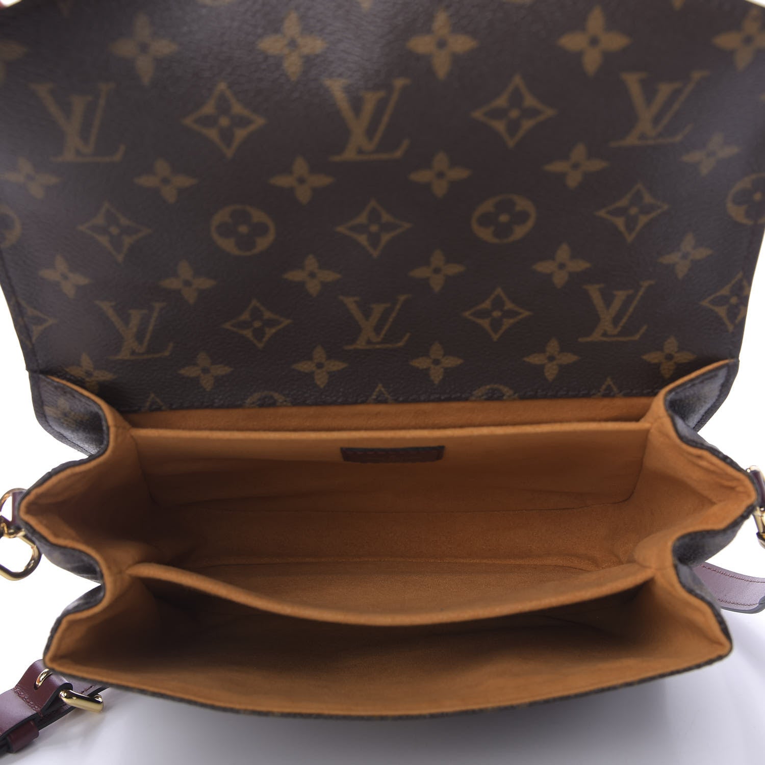 Louis Vuitton Monogram Braided Pochette Metis Safran 5 of 16