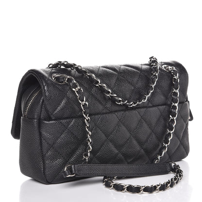 Chanel Caviar Quilted Medium Easy Flap Black 3 of 7