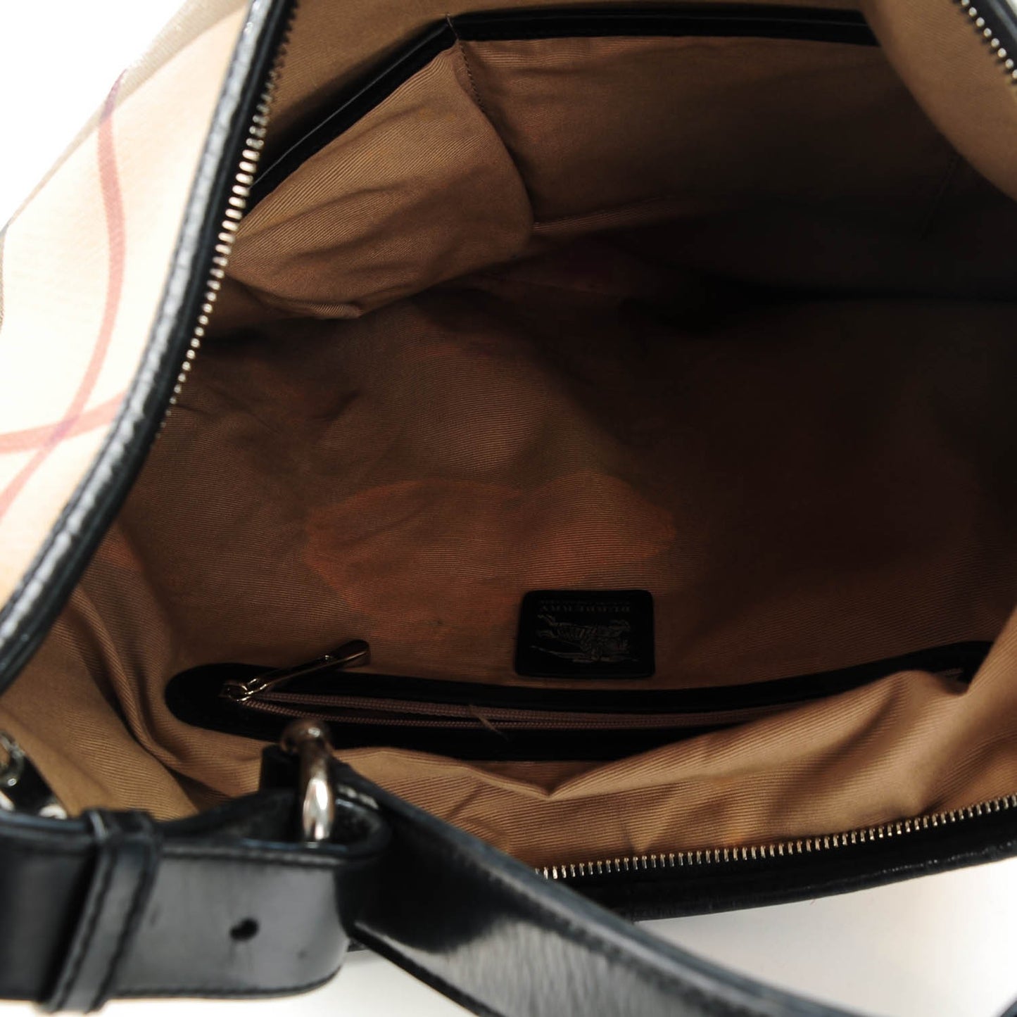 Supernova Check Large Larkin Hobo Black