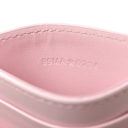 Christian Dior Calfskin Technical Fabric Oblique Lace Freesia Card Holder Pink 7 of 8