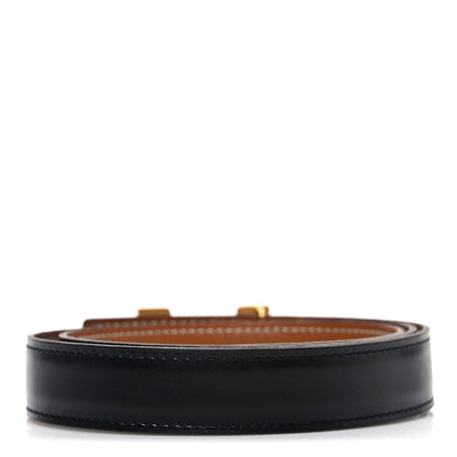 Hermes Swift Epsom 24mm Mini Constance H Belt 85 34 Black Gold 2 of 6