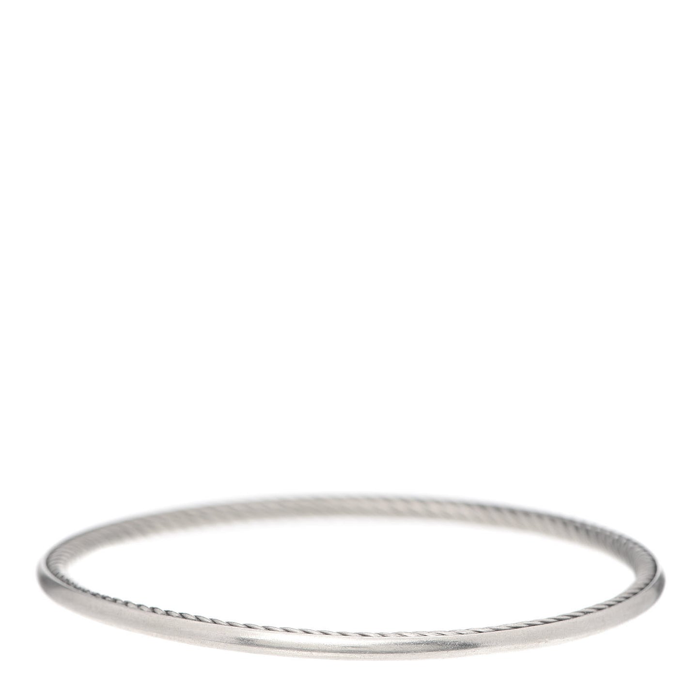Sterling Silver Classics Cable Bangle Bracelet