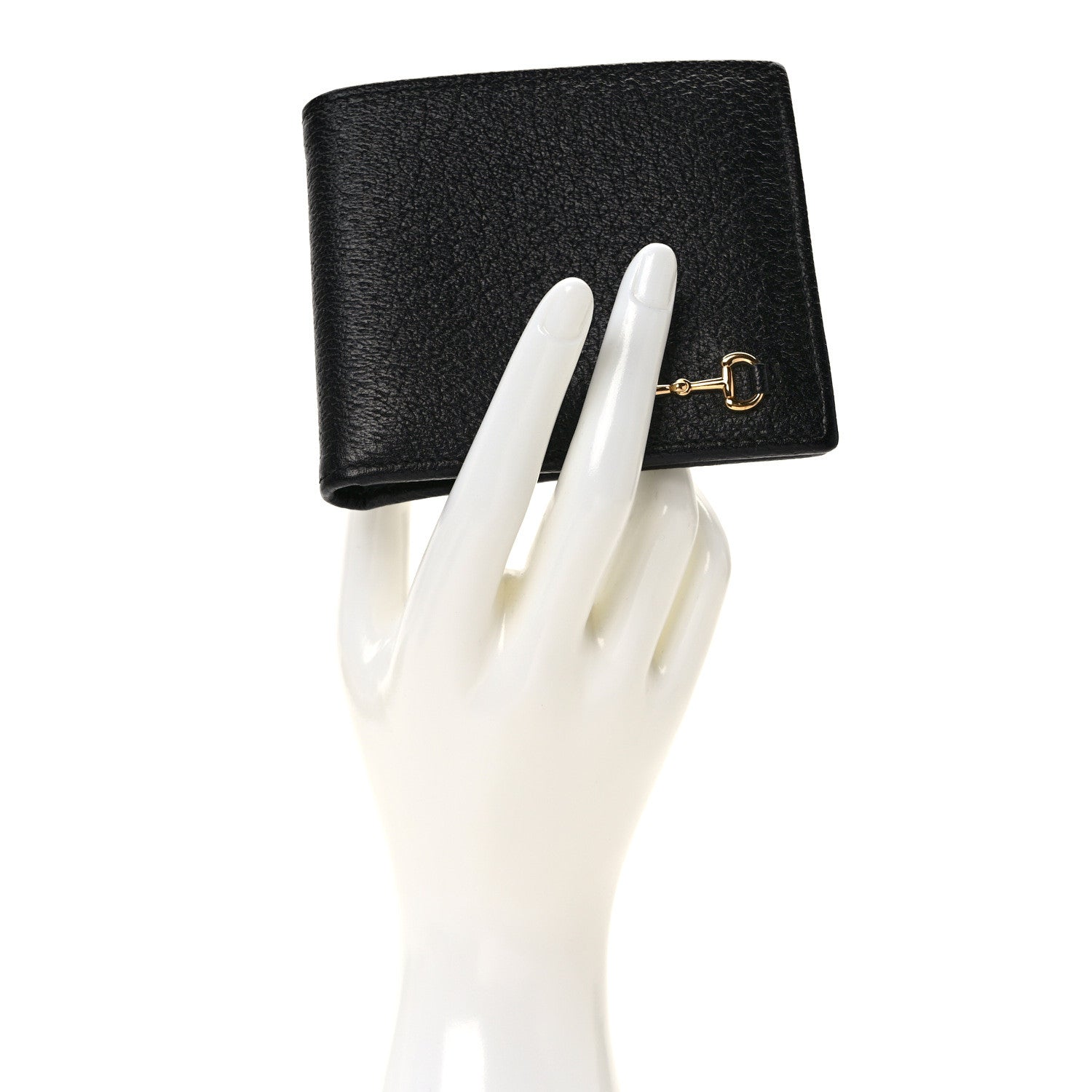 Gucci Calfskin Horsebit 1955 Bi-Fold Wallet Black 2 of 8
