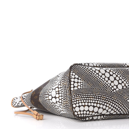 Louis Vuitton Monogram Kusama Waves Neverfull MM White 6 of 10