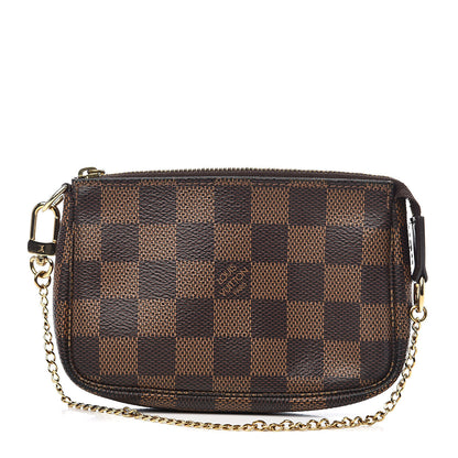 Louis Vuitton Damier Ebene Mini Pochette Accessories 1 of 8