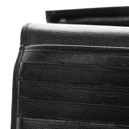 Chanel Caviar Sevruga French Long Wallet Black 12 of 15