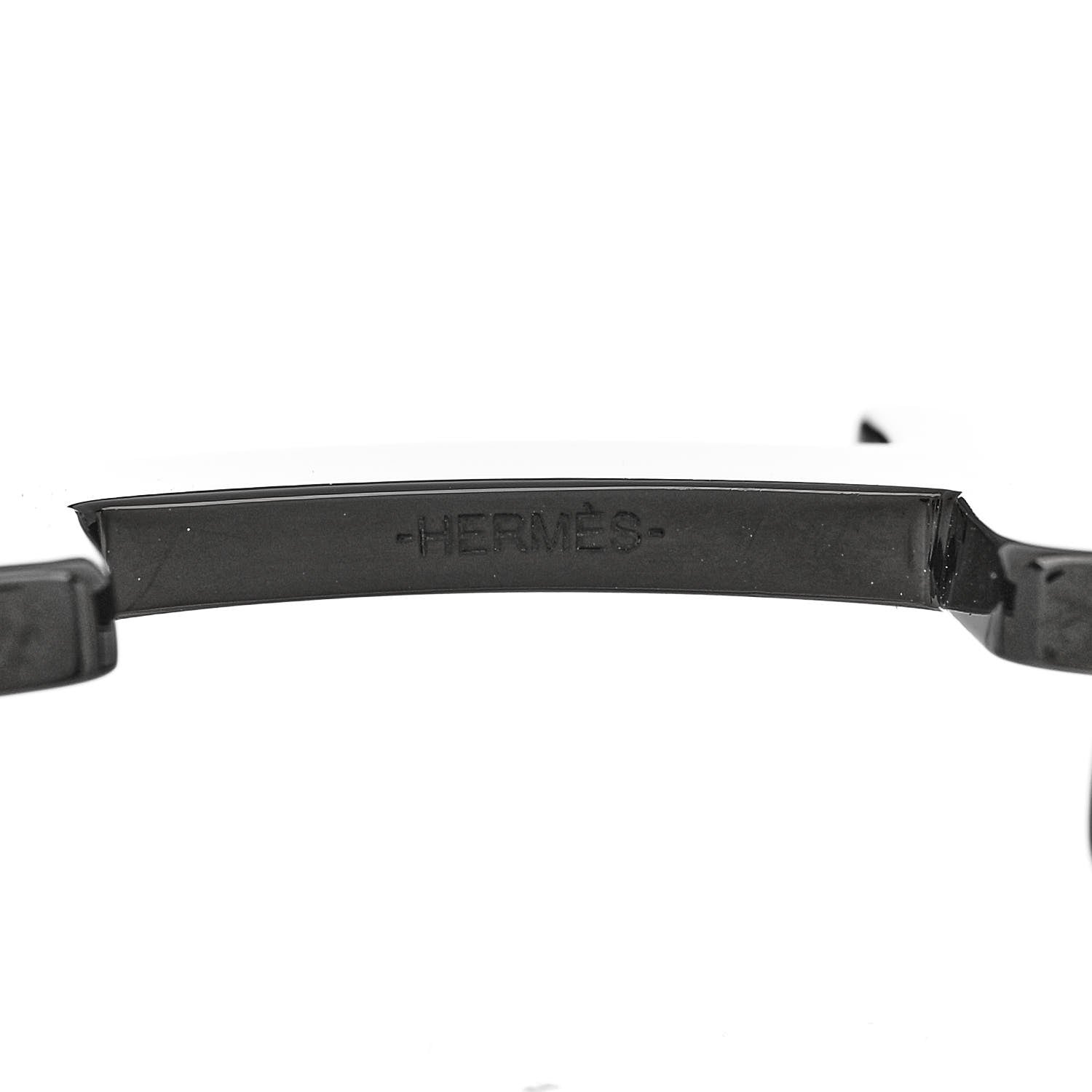 Hermes Enameled 24mm Constance H Belt Buckle Black 3 of 4