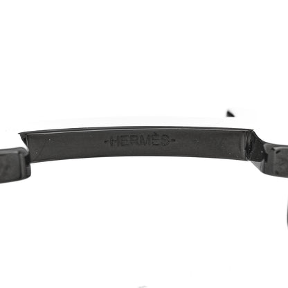 Hermes Enameled 24mm Constance H Belt Buckle Black 3 of 4