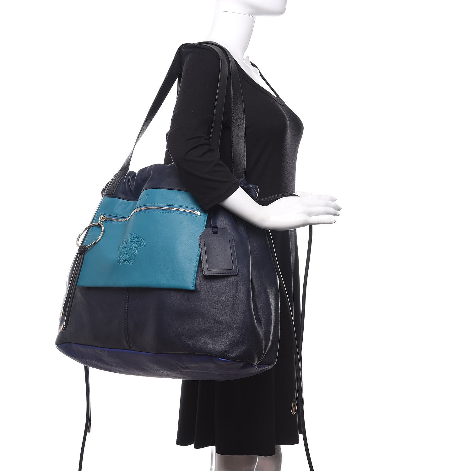Versace Calfskin Day Dreamer Drawstring Bag Multicolor 2 of 9