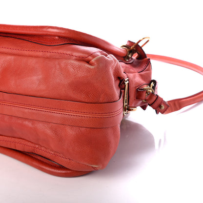 Chloe Calfskin Medium Paraty Holly Berry 8 of 11