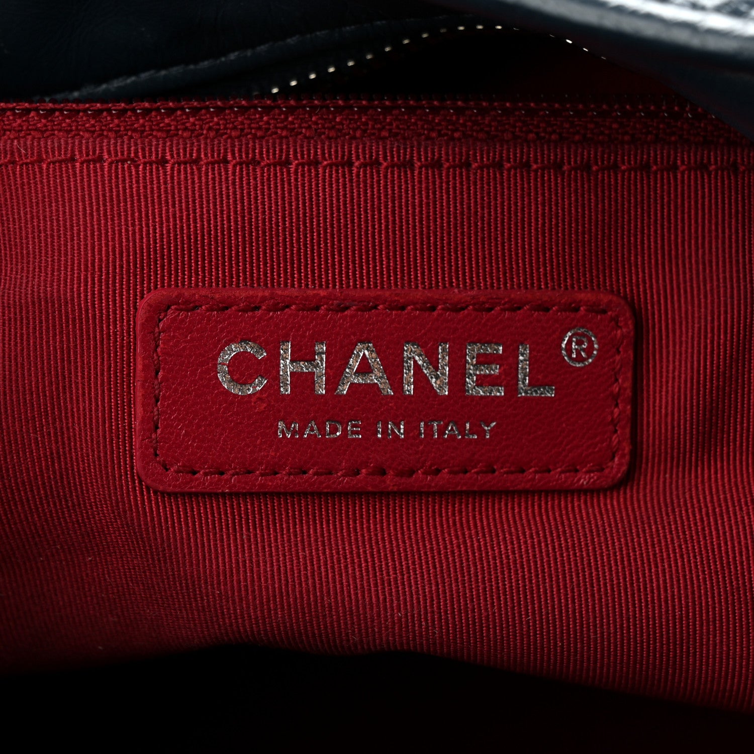 Chanel Aged Calfskin Quilted Medium Gabrielle Hobo Blue 6 of 12