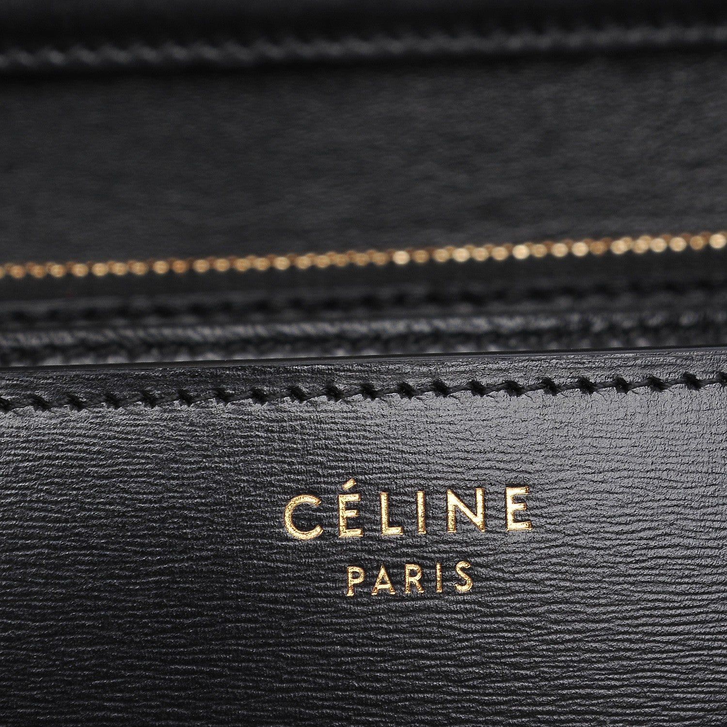 Celine Box Calfskin Medium Classic Box Flap Bag Black 6 of 8