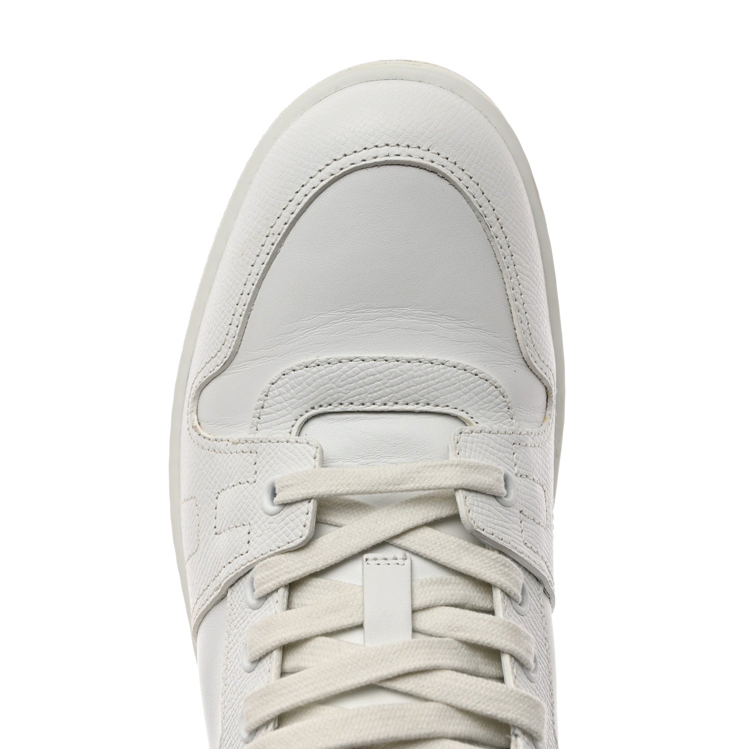 Hermes Epsom Calfskin Womens Free Sneakers 37 White 9 of 10