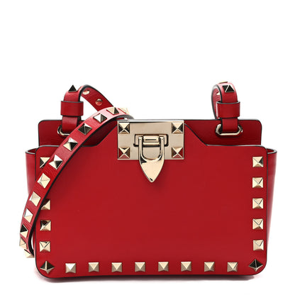 Valentino Garavani Vitello Rockstud Smartphone Crossbody Red 1 of 9
