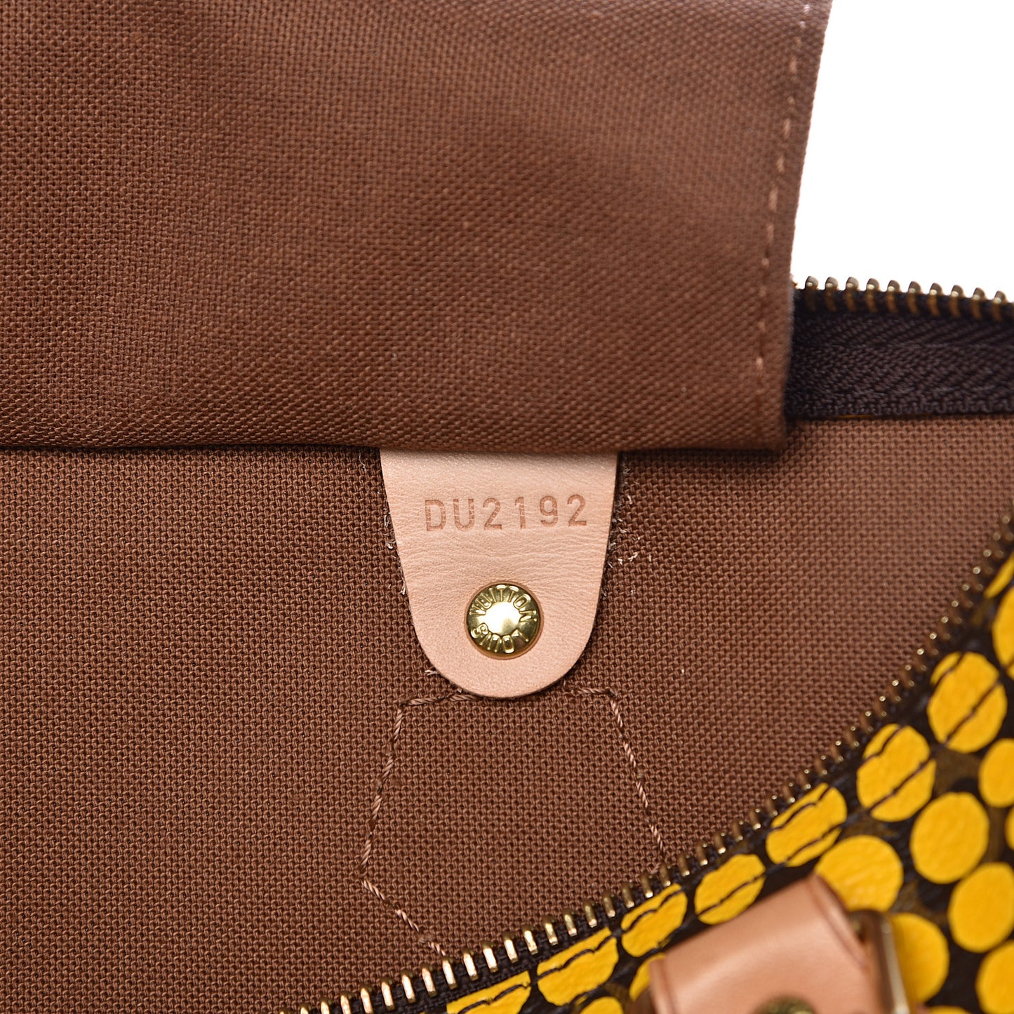 Monogram Kusama Town Speedy 30 Yellow