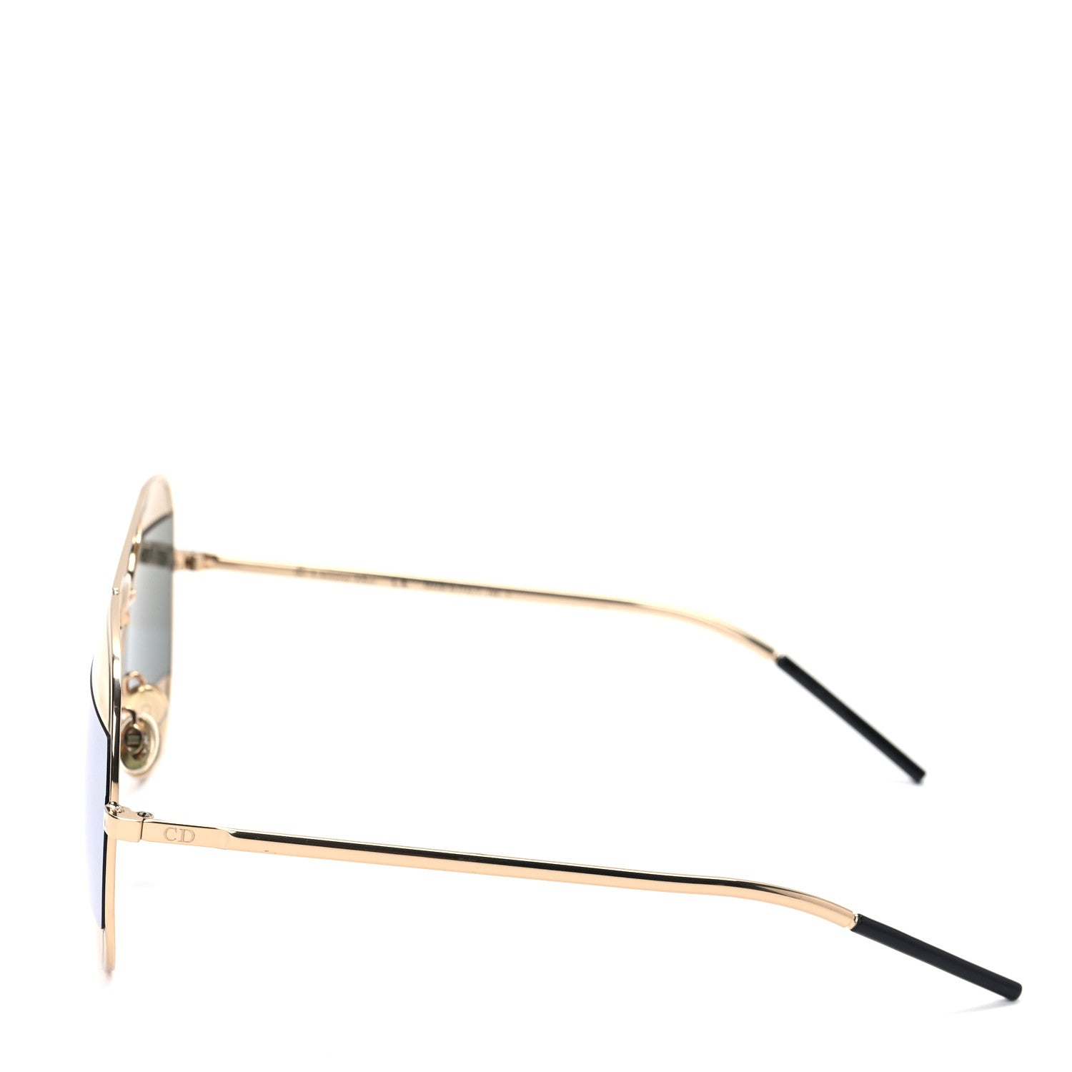 Christian Dior Split 1 Aviator Sunglasses Gold 3 of 6