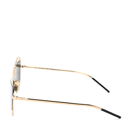 Christian Dior Split 1 Aviator Sunglasses Gold 3 of 6