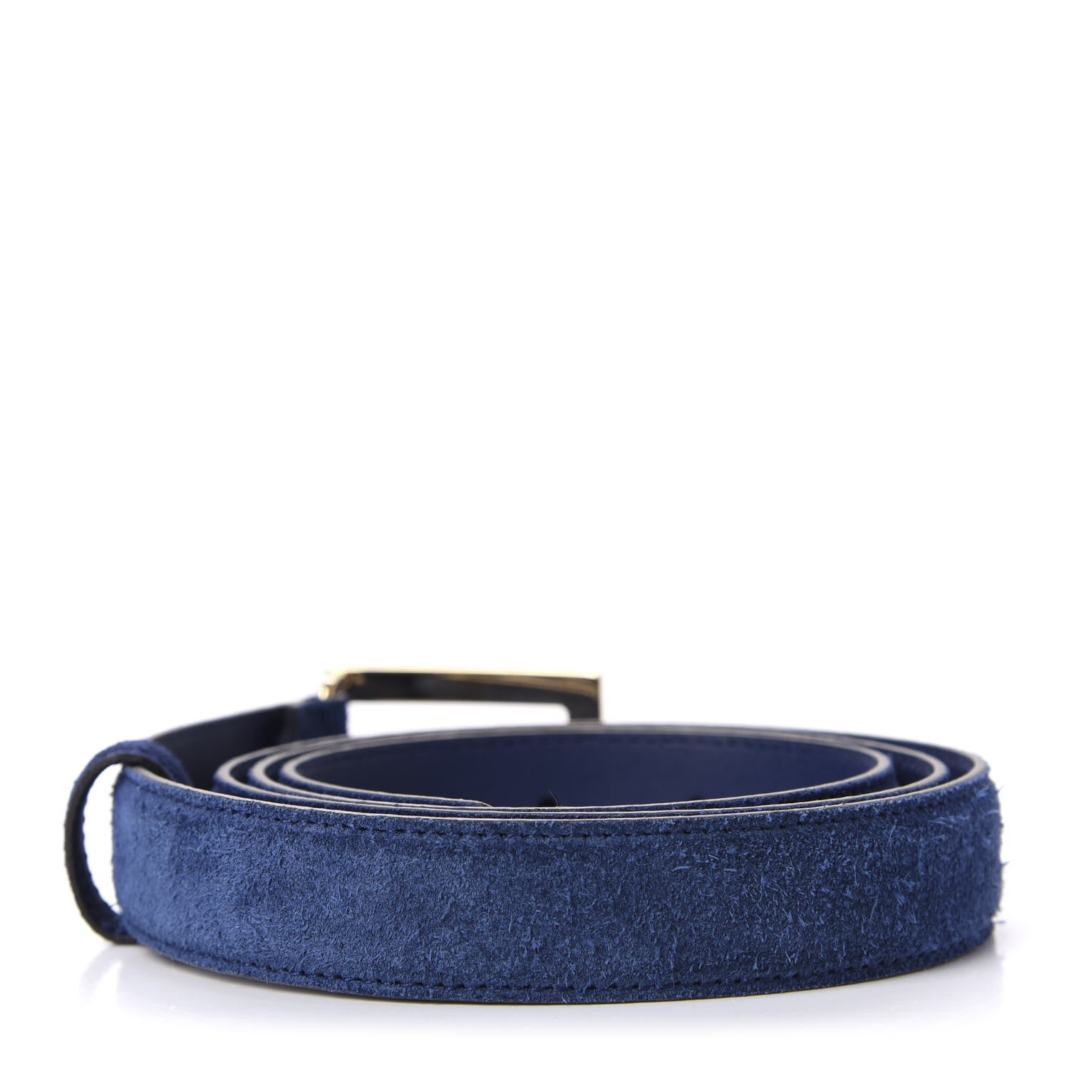 Gucci Suede Icaro G Cube 25mm Belt 100 40 Dark Navy 2 of 4