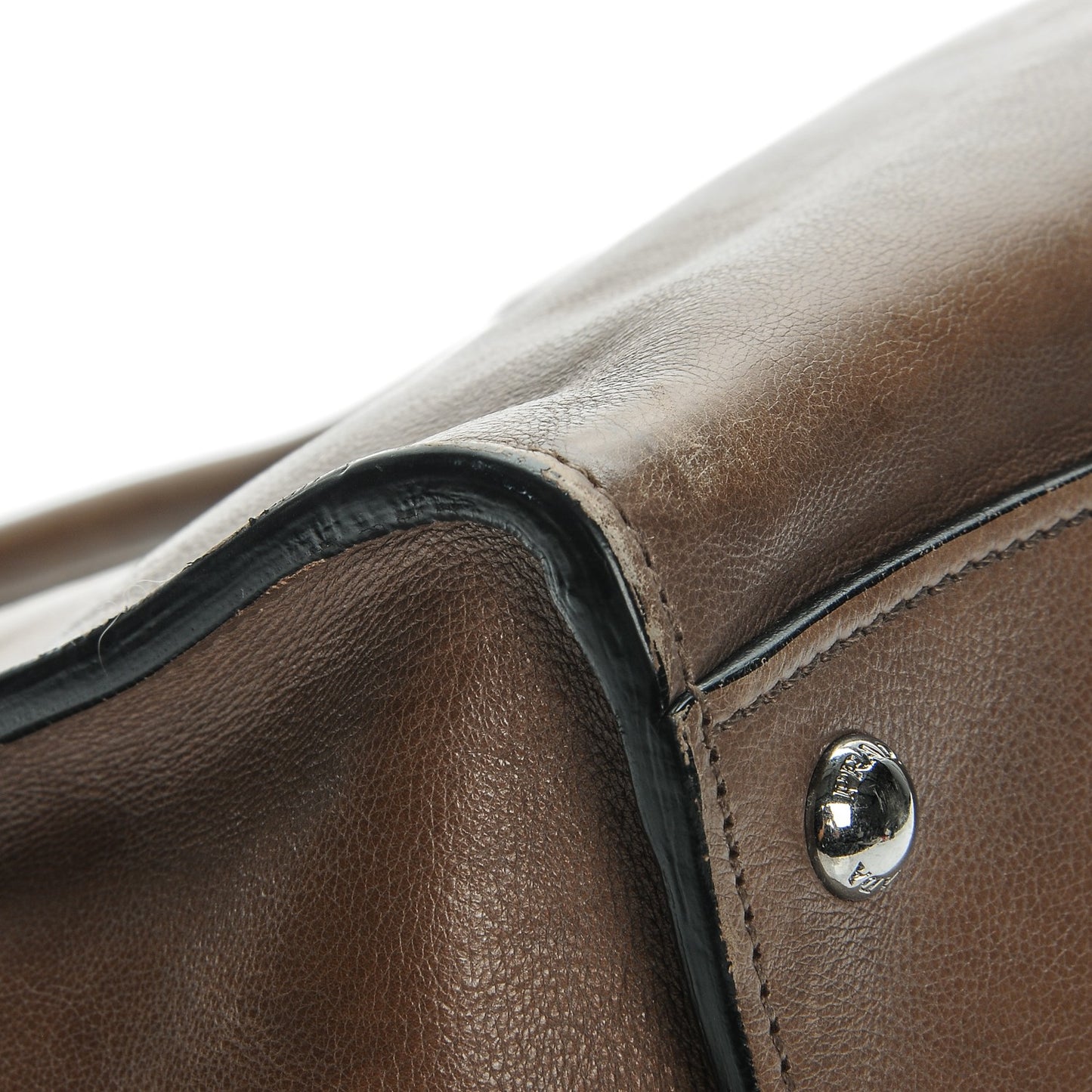 Glace Calf Twin Pocket Tote Argilla