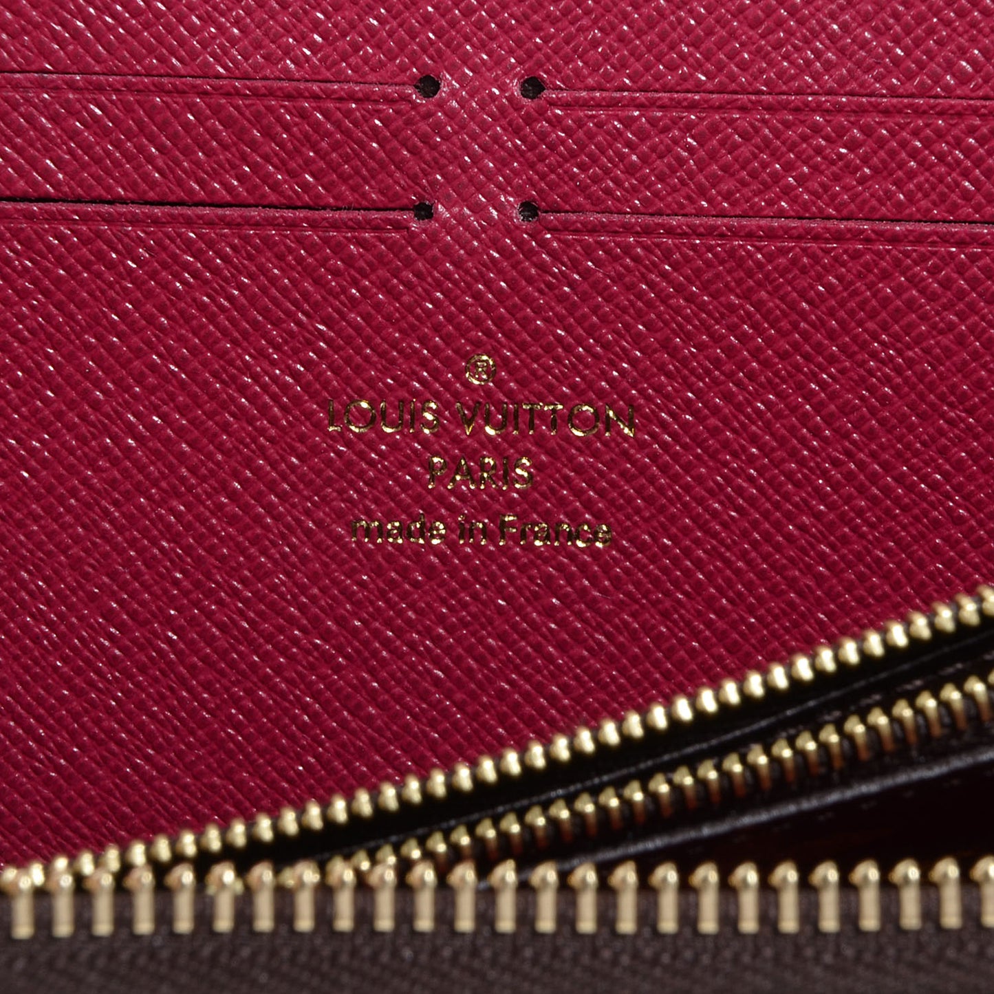 Monogram Clemence Wallet Fuchsia