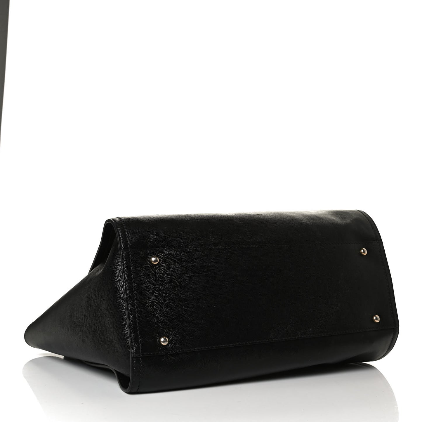 Caviar Medium Studded Deauville Tote Black