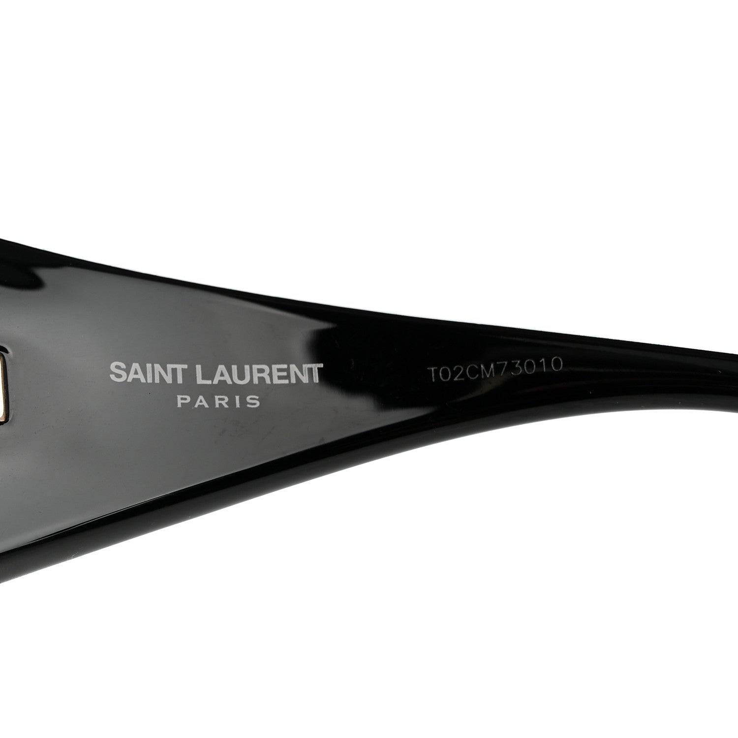 Saint Laurent Acetate Oversized Aviator Shield SL914 Sunglasses Black 6 of 7