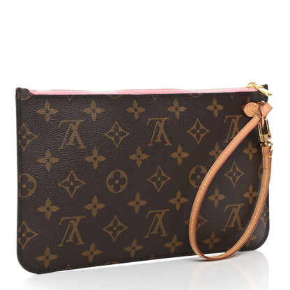 Louis Vuitton Monogram Neverfull MM GM Pochette Rose Ballerine 3 of 7