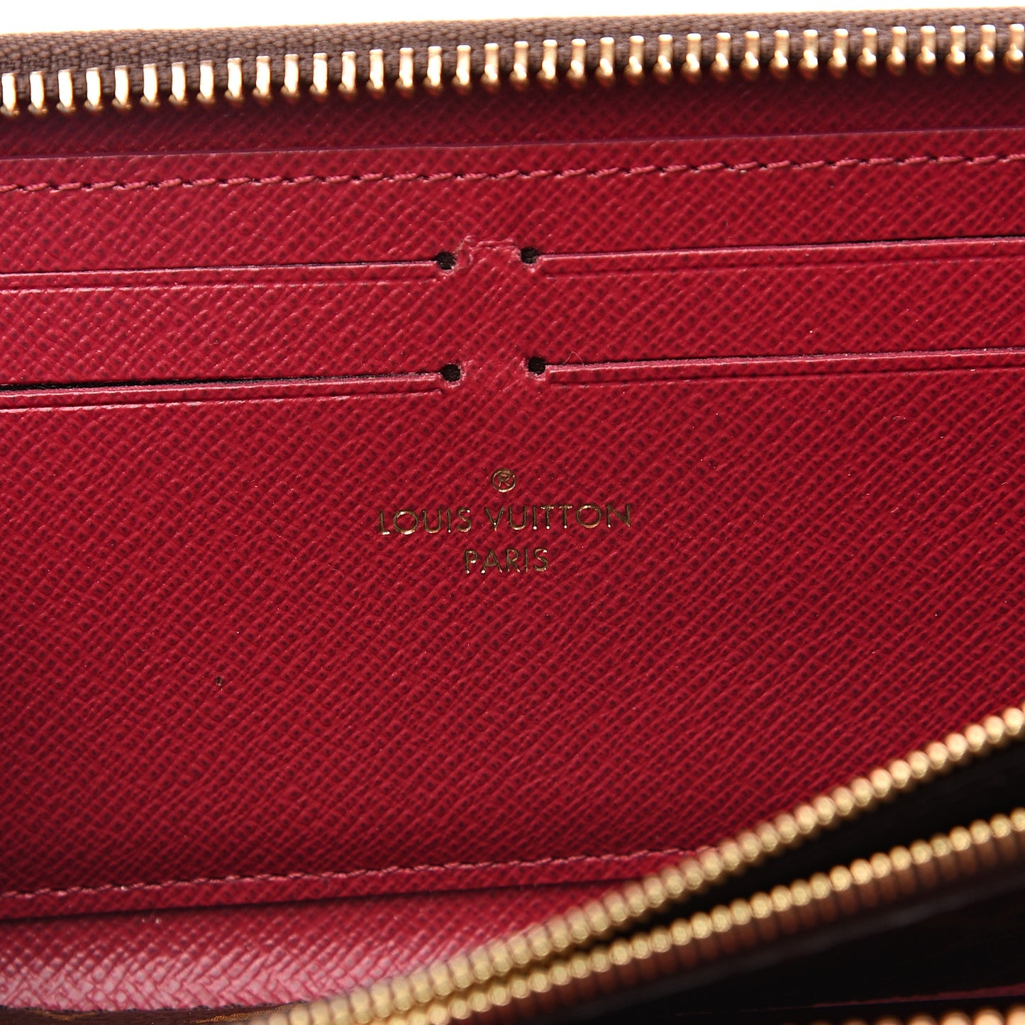 Monogram Clemence Wallet Fuchsia
