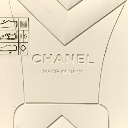 Chanel Canvas Cap Toe CC Sneakers 39 White Black 7 of 7