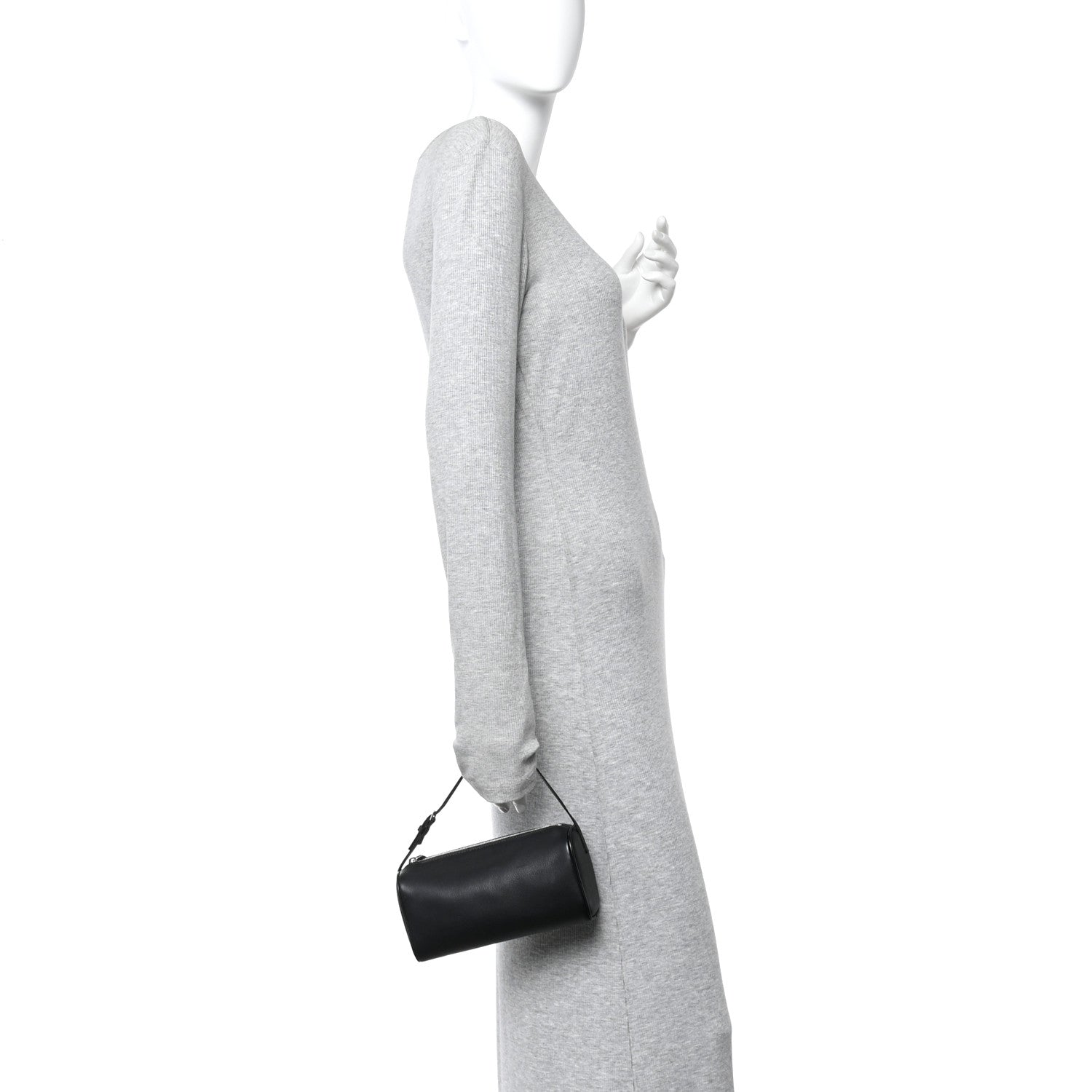 The Row Grained Calfskin 90's Bag Black 2 of 9