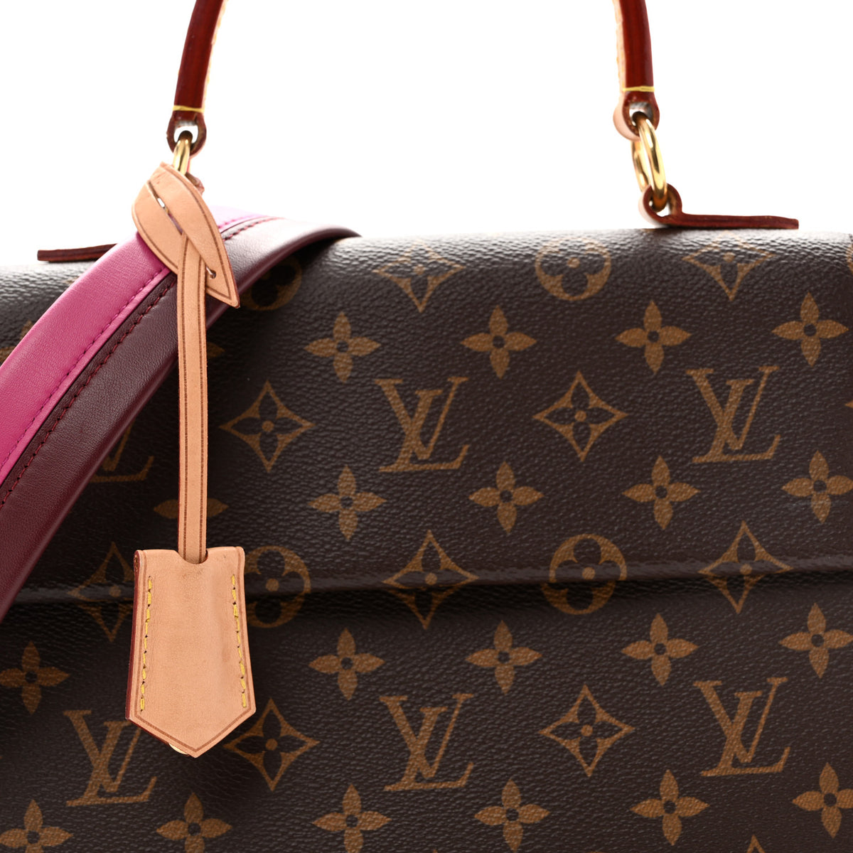 Monogram Cluny BB Bordeaux Fuchsia