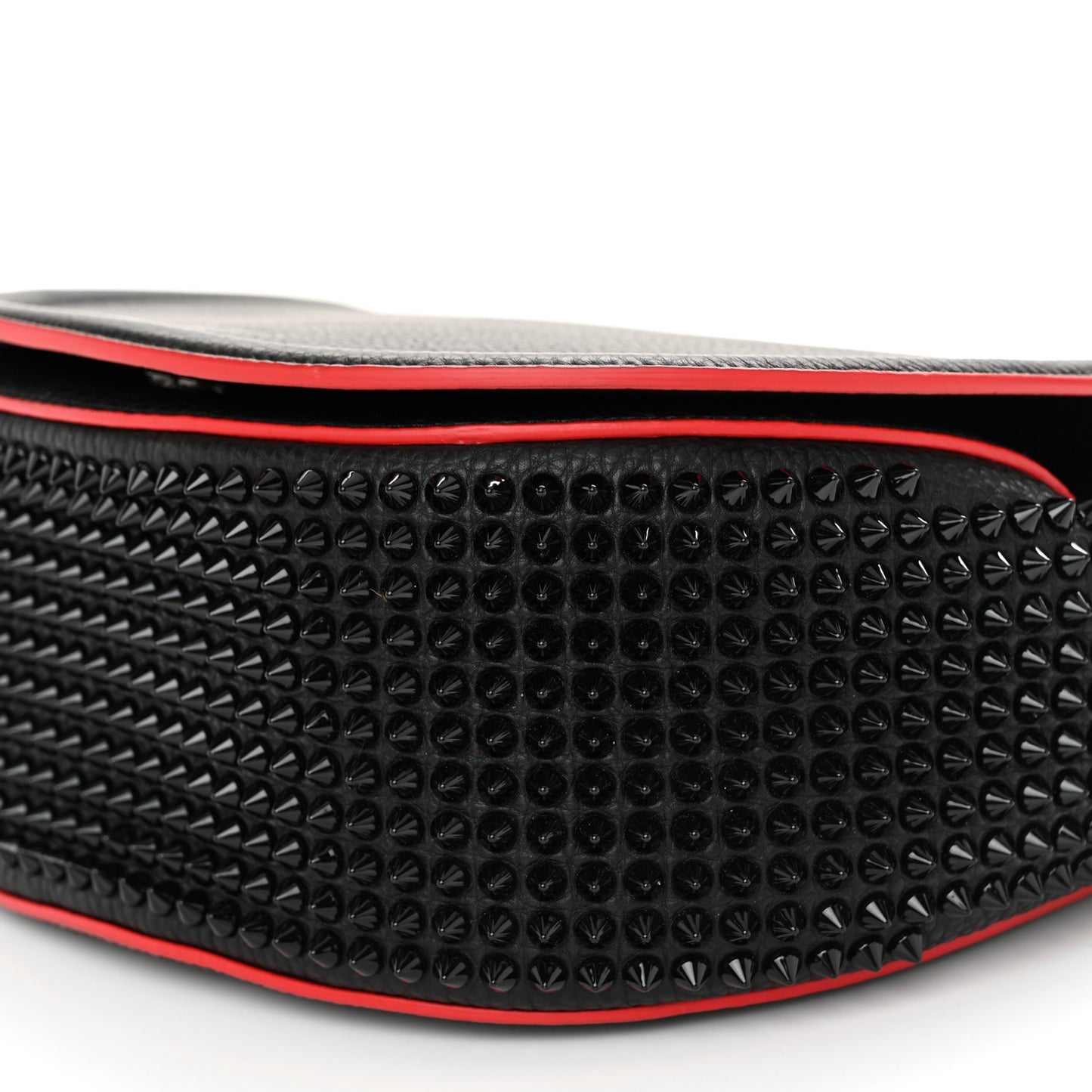 Calfskin Spikes Panettone Messenger Black