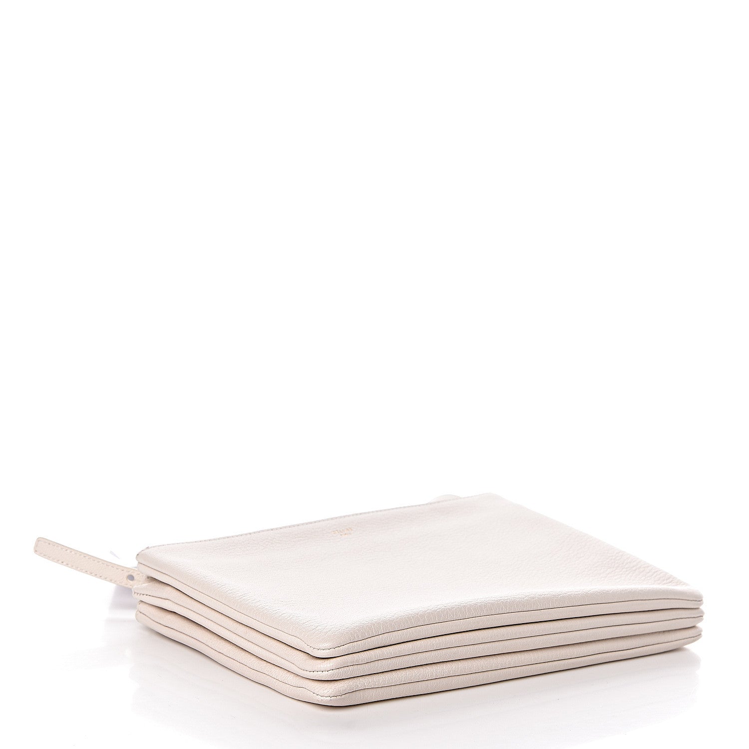 Celine Goatskin Large Trio Crossbody Bag Linen 4 of 14