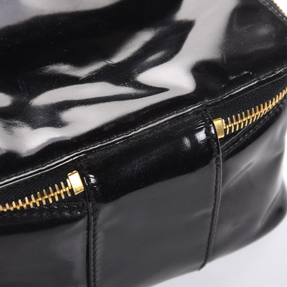 Chanel Patent Vanity Cosmetic Case Black 10 of 16