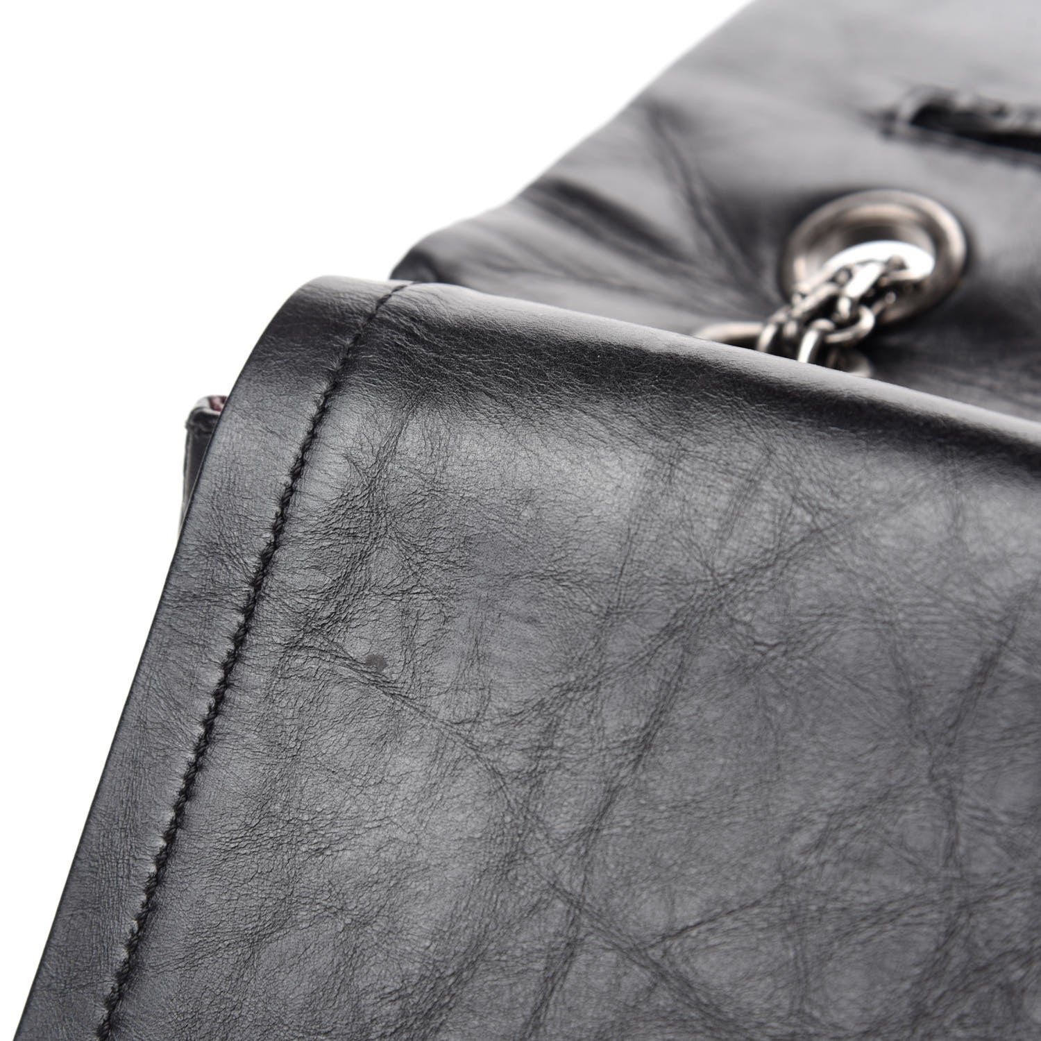 Chanel Aged Calfskin Quilted 2.55 Reissue 227 Flap Black 9 of 15