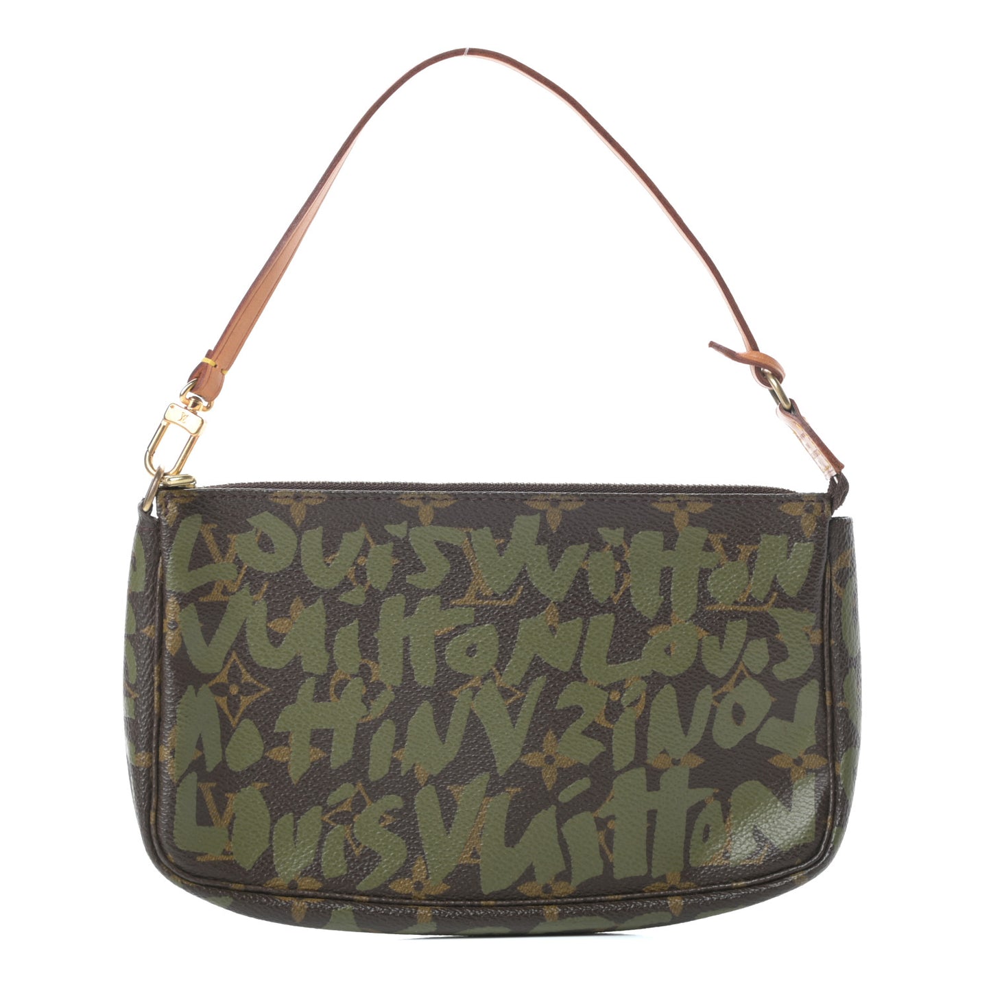 Monogram Graffiti Pochette Accessories Kaki