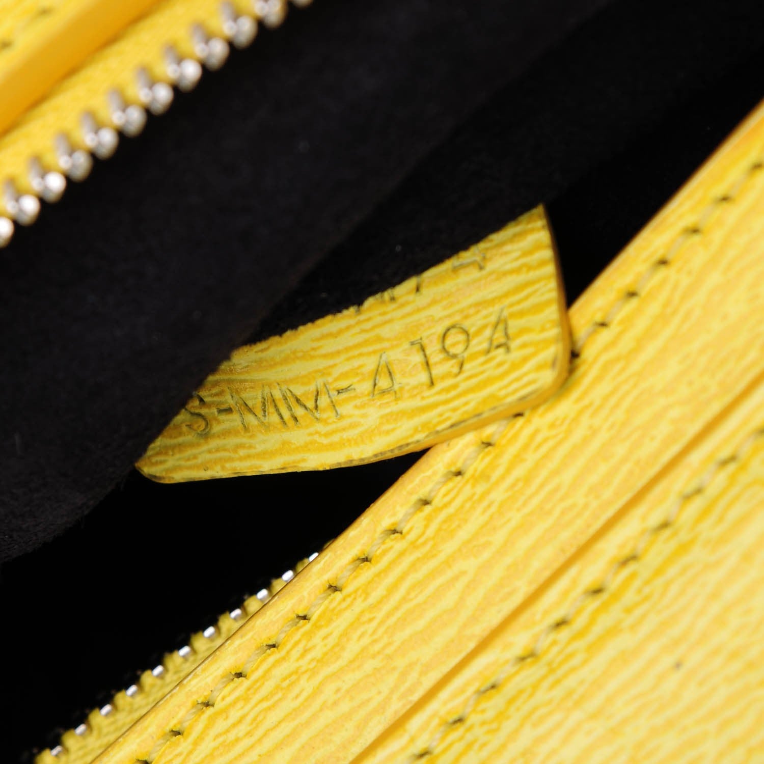 Celine Liege Calfskin Small Trapeze Fluo Yellow 7 of 7