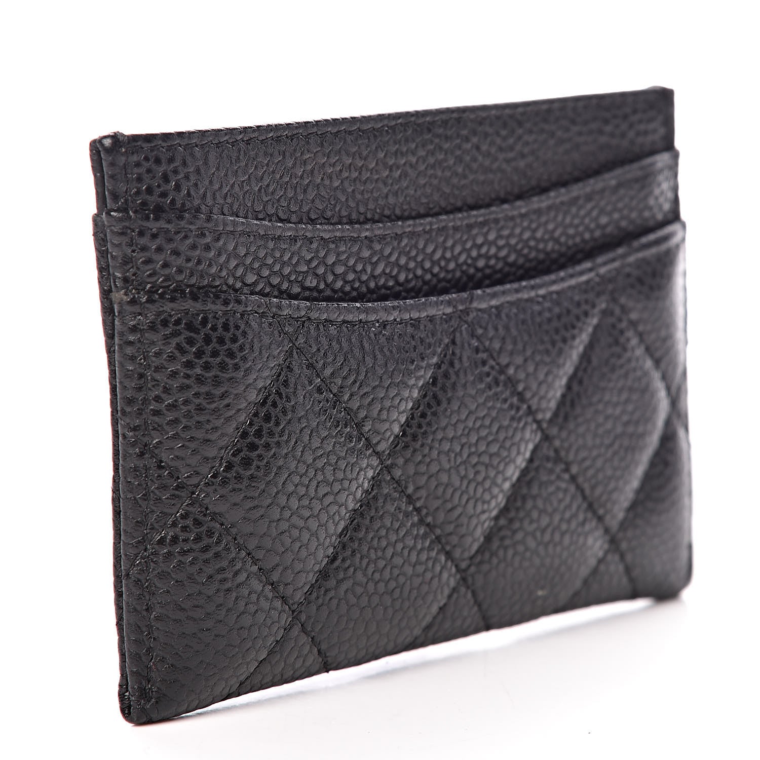 Chanel Caviar Quilted Card Holder Black 3 of 13