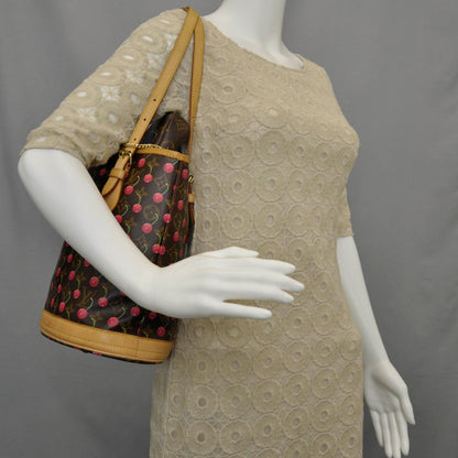 Louis Vuitton Monogram Cerises Bucket Bag 2 of 9