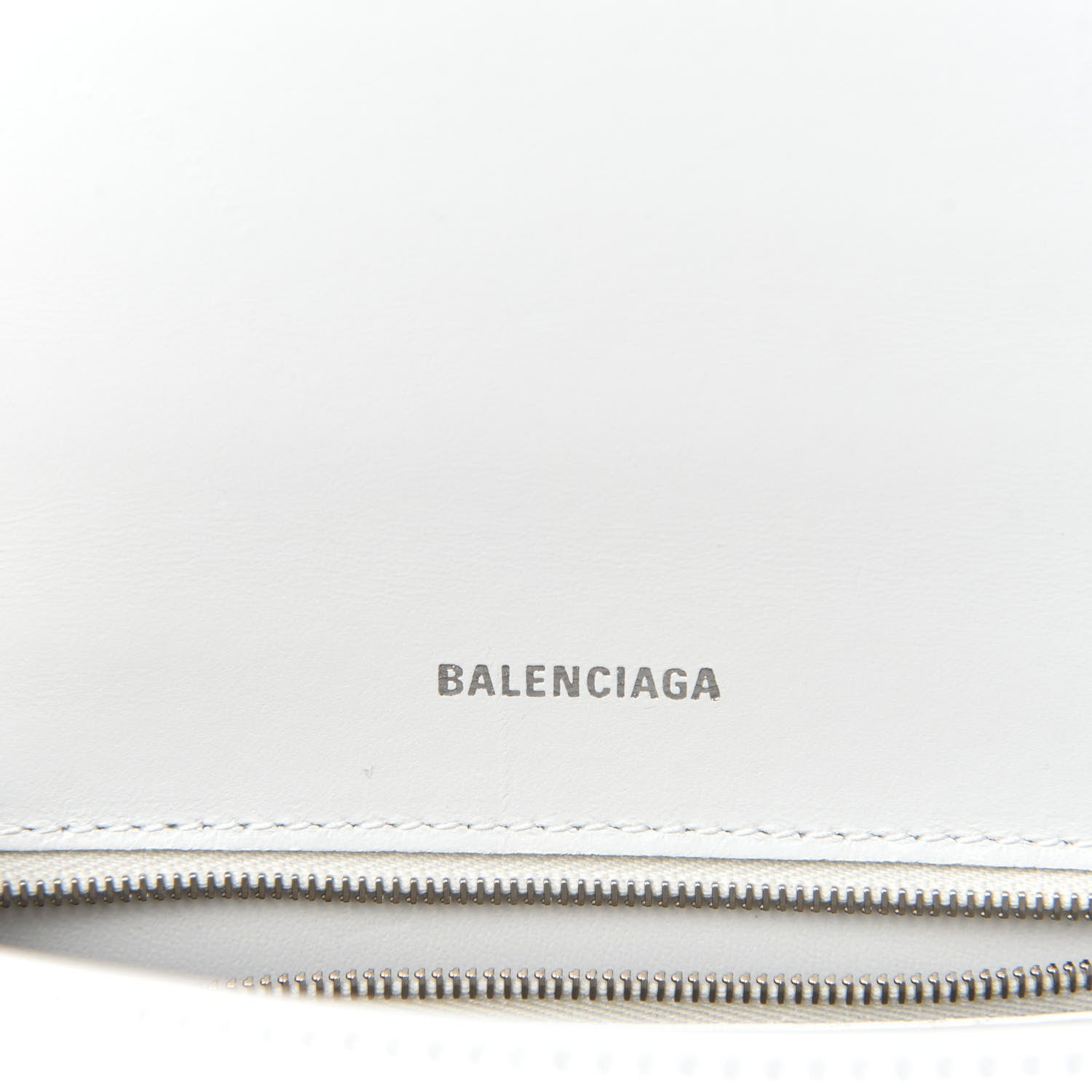 Balenciaga Shiny Box Calfskin Tonal B Small Hourglass Top Handle Bag White 8 of 11