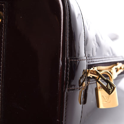 Louis Vuitton Vernis Alma GM Amarante 13 of 14