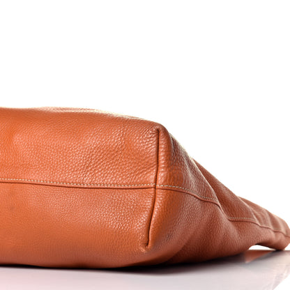 Prada Vitello Daino Tote Papaya 9 of 9