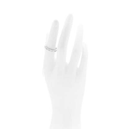 Cartier Platinum Diamond 3mm C De Cartier Wedding Band Ring 54 7 2 of 4